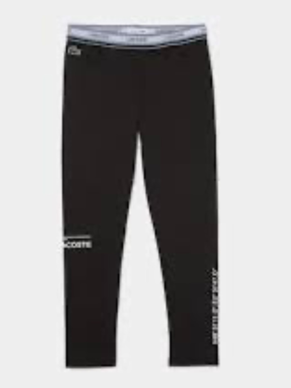 Lacoste Black Kids Logo Athletic Leggings